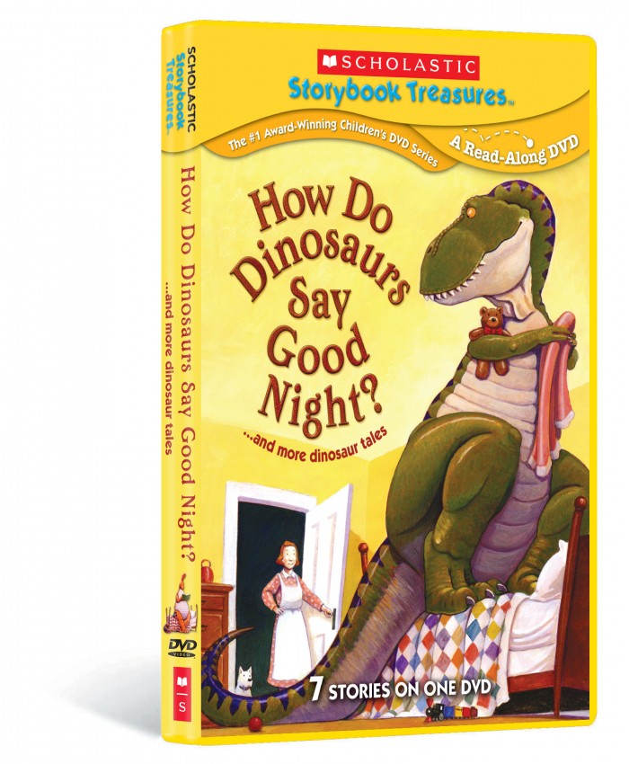  Gift Set How Do Dinosaurs Say Goodnight (Book + DVD)