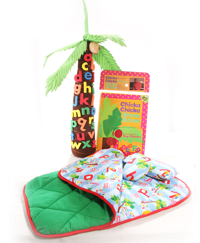 Alphabet Characters & Palm Trees from Chicka Chicka Boom Boom Artwork